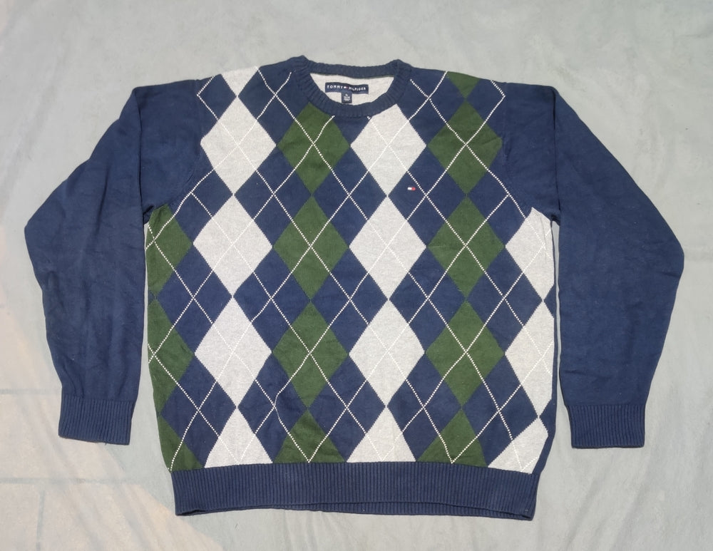 Tommy Hilfiger Men Green Sweater XL