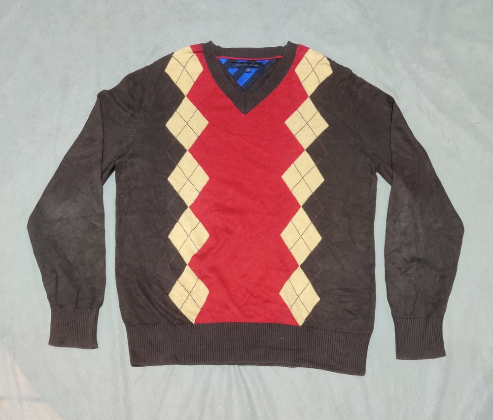 Tommy Hilfiger Men Brown Sweater M