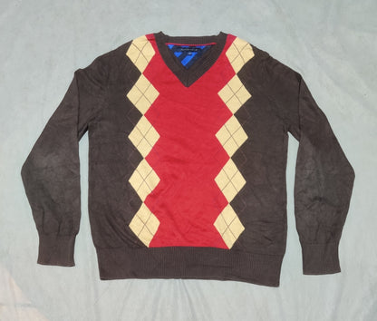 Tommy Hilfiger Men Brown Sweater M