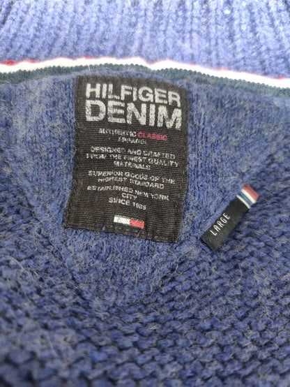 Tommy Hilfiger Men Blue Sweater L