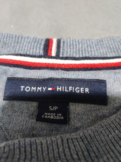Tommy Hilfiger Gray Blue Sweater S