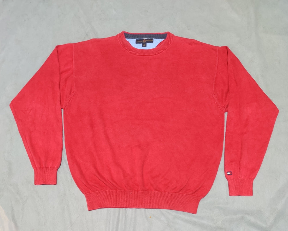Tommy Hilfiger Men Red Sweater M