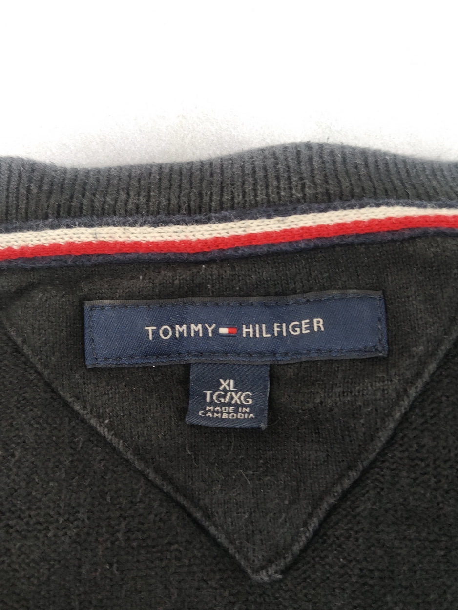Tommy Hilfiger Men Black Sweater XL