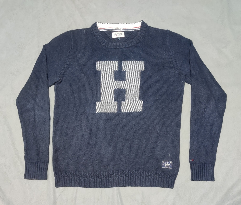 Tommy Hilfiger Men Blue Sweater L