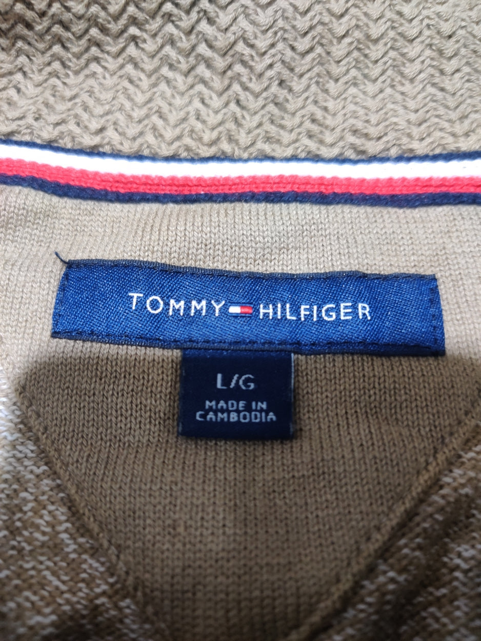 Tommy Hilfiger Men Green Sweater L
