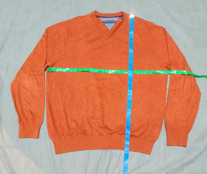 Tommy Hilfiger Men Orange Sweater L