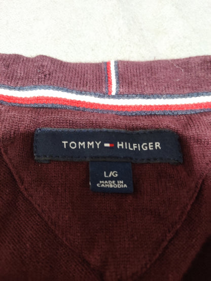 Tommy Hilfiger Men Red Sweater L