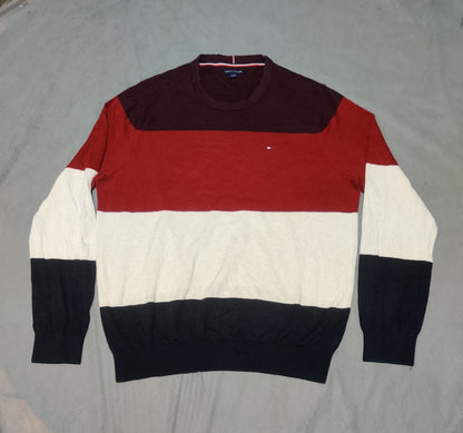 Tommy Hilfiger Men Red Sweater L