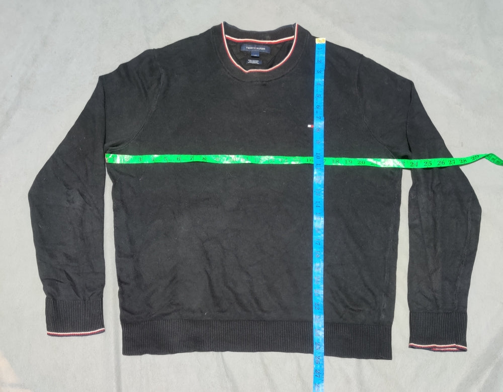 Tommy Hilfiger Men Black Sweater L