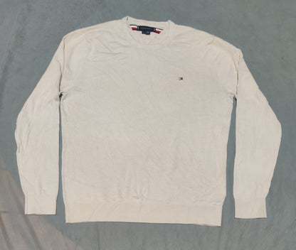 Tommy Hilfiger Men Cream Sweater XL