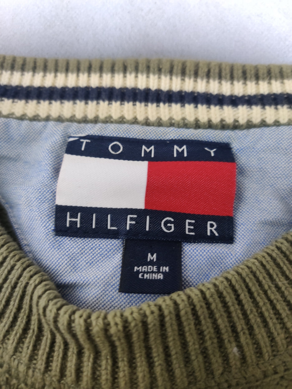 Tommy Hilfiger Men Green Sweater M