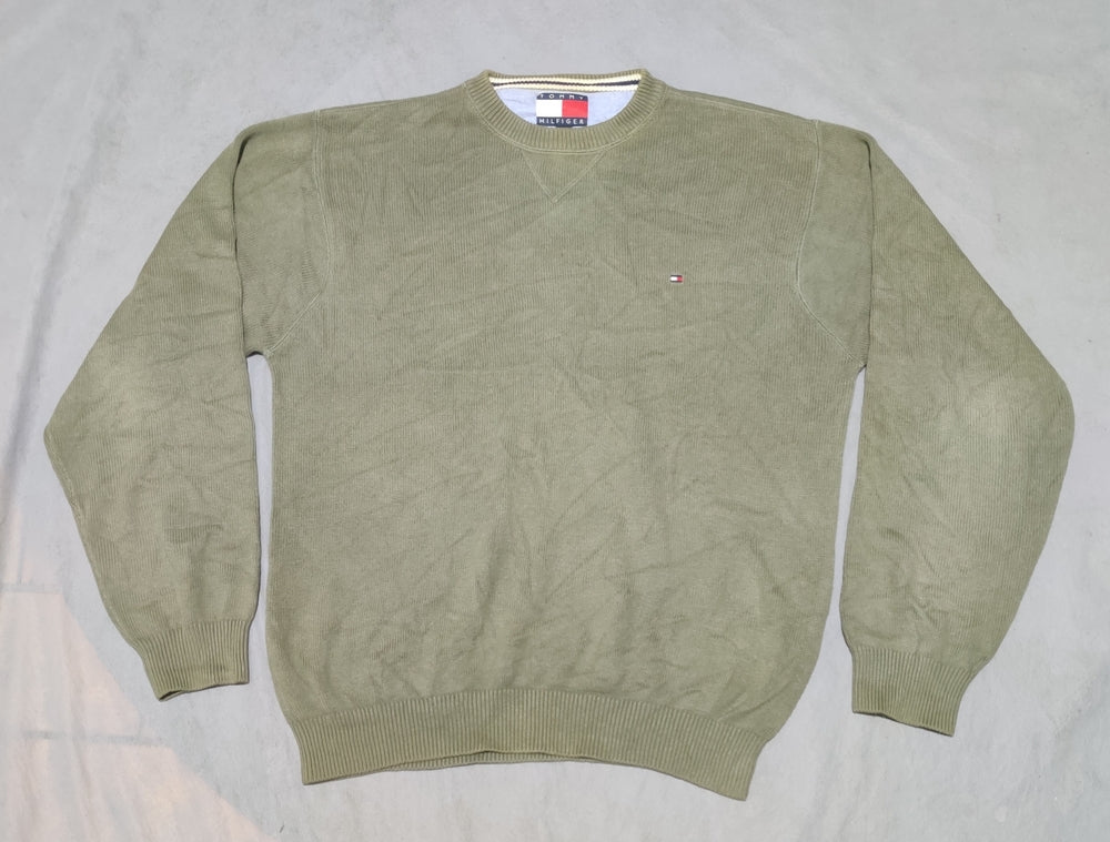 Tommy Hilfiger Men Green Sweater M