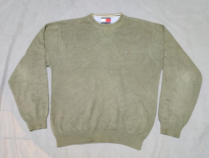 Tommy Hilfiger Men Green Sweater M