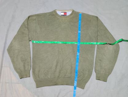 Tommy Hilfiger Men Green Sweater M