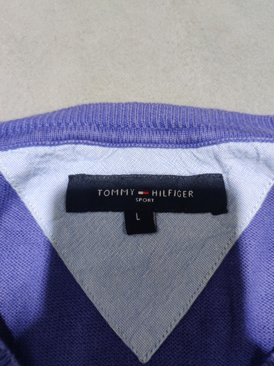 Tommy Hilfiger Men Blue Sweater L