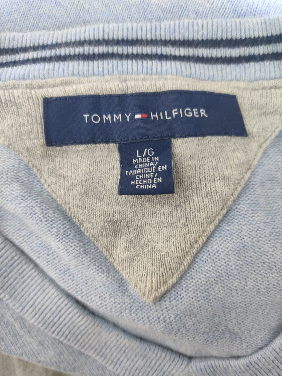 Tommy Hilfiger Men Blue Sweater L