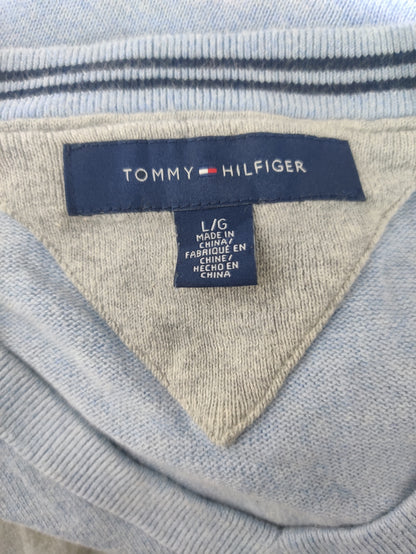 Tommy Hilfiger Men Blue Sweater L