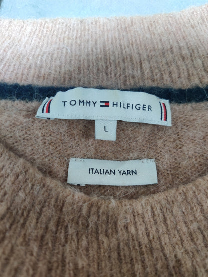 Tommy Hilfiger Men Cream Sweater L