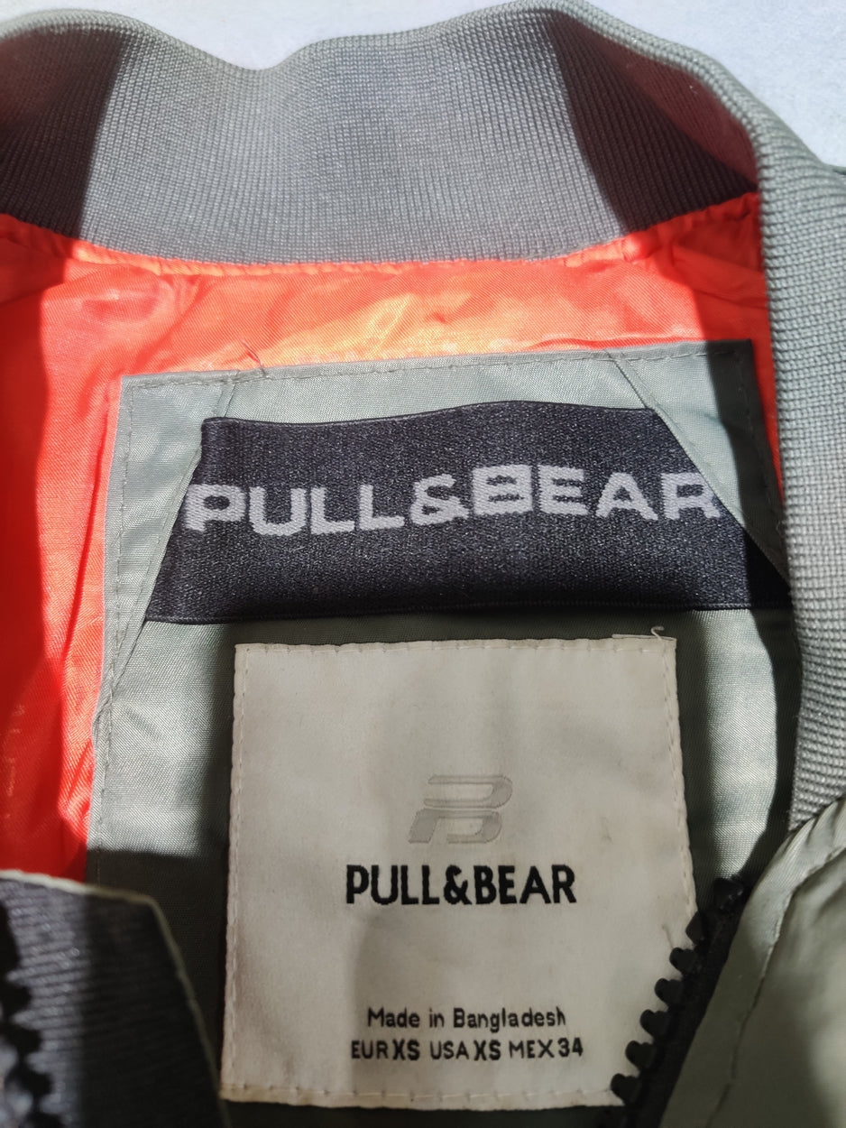 Pull & Bear Men Green Jacket