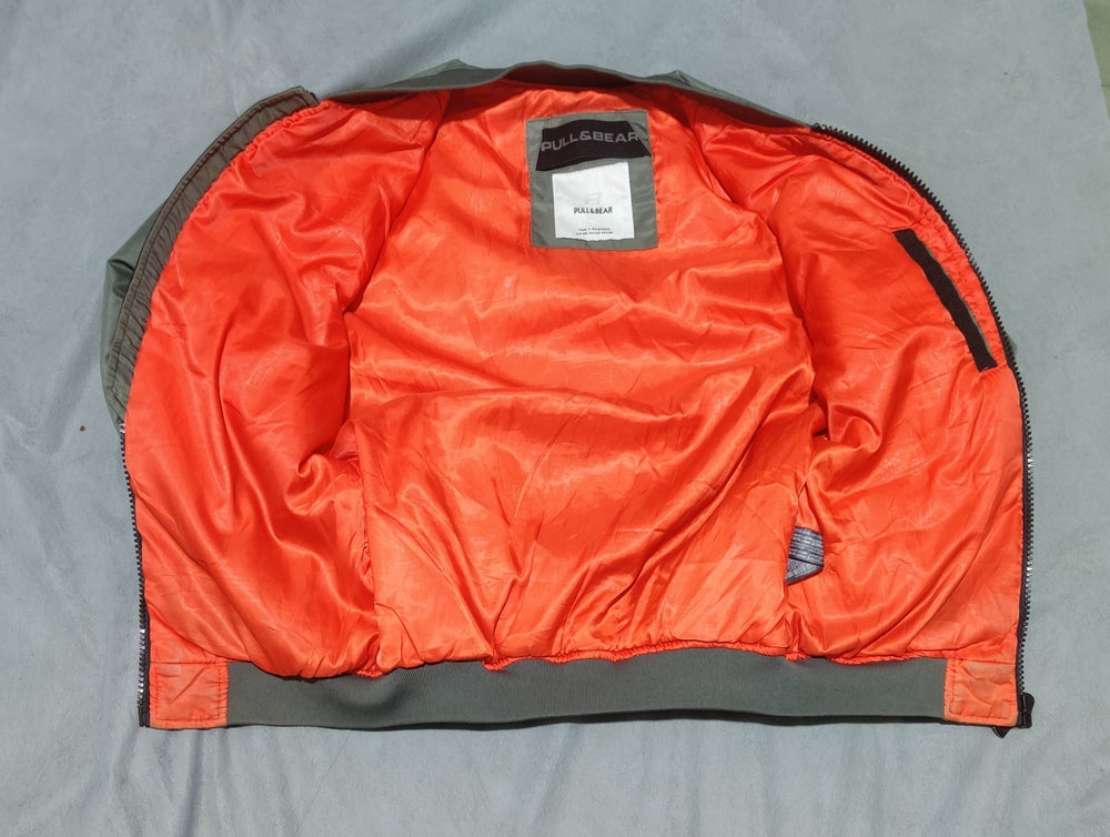 Pull & Bear Men Green Jacket