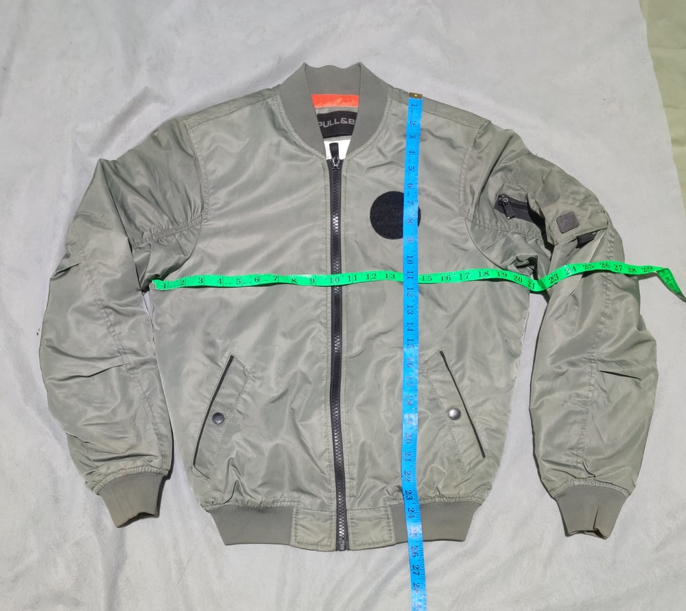 Pull & Bear Men Green Jacket