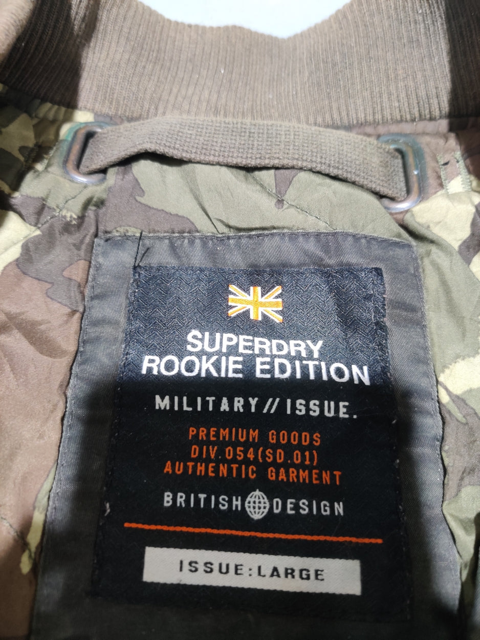 Super Dry Rookie Edition Military Issue Men Green Jacket