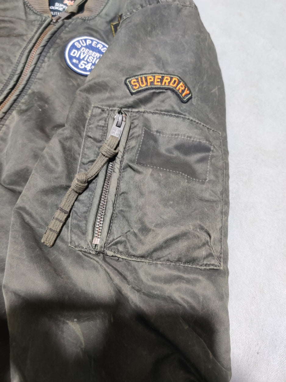 Super Dry Rookie Edition Military Issue Men Green Jacket