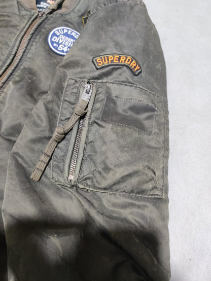 Super Dry Rookie Edition Military Issue Men Green Jacket