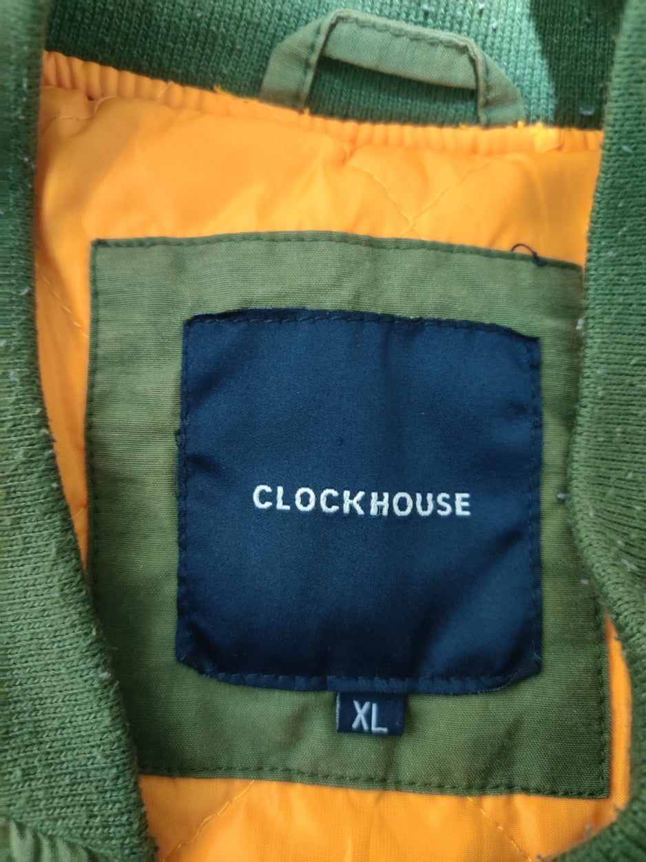 Clock House Men Green Jacket