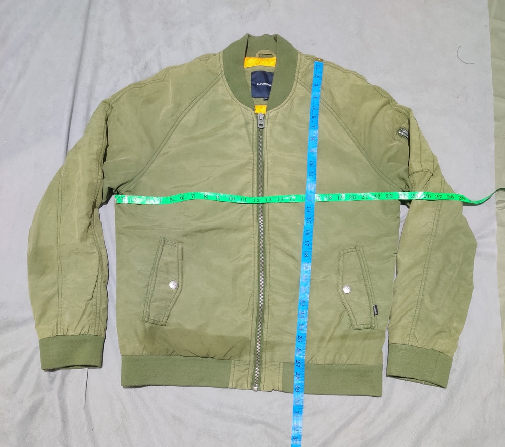 Clock House Men Green Jacket