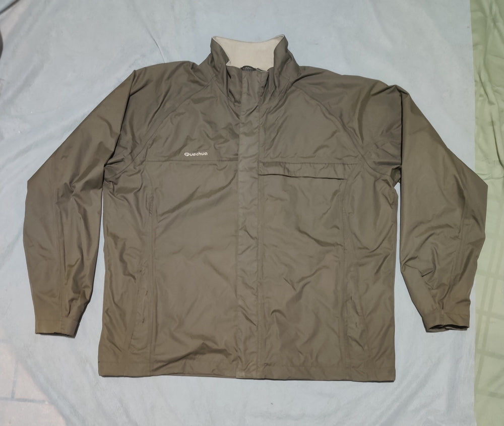 Quechua Men Brown Sport Windbreaker 2XL