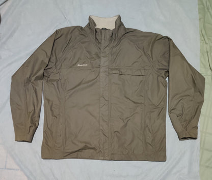 Quechua Men Brown Sport Windbreaker 2XL
