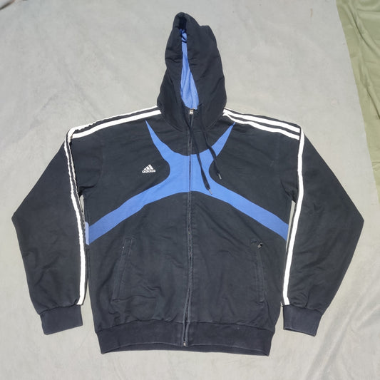 Adidas Men Black Cotton Zipper M – Preloved Labels (view 2)