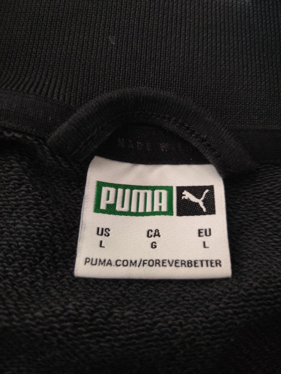 Puma Men Black Sport Zipper L