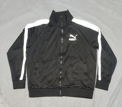 Puma Men Black Sport Zipper L
