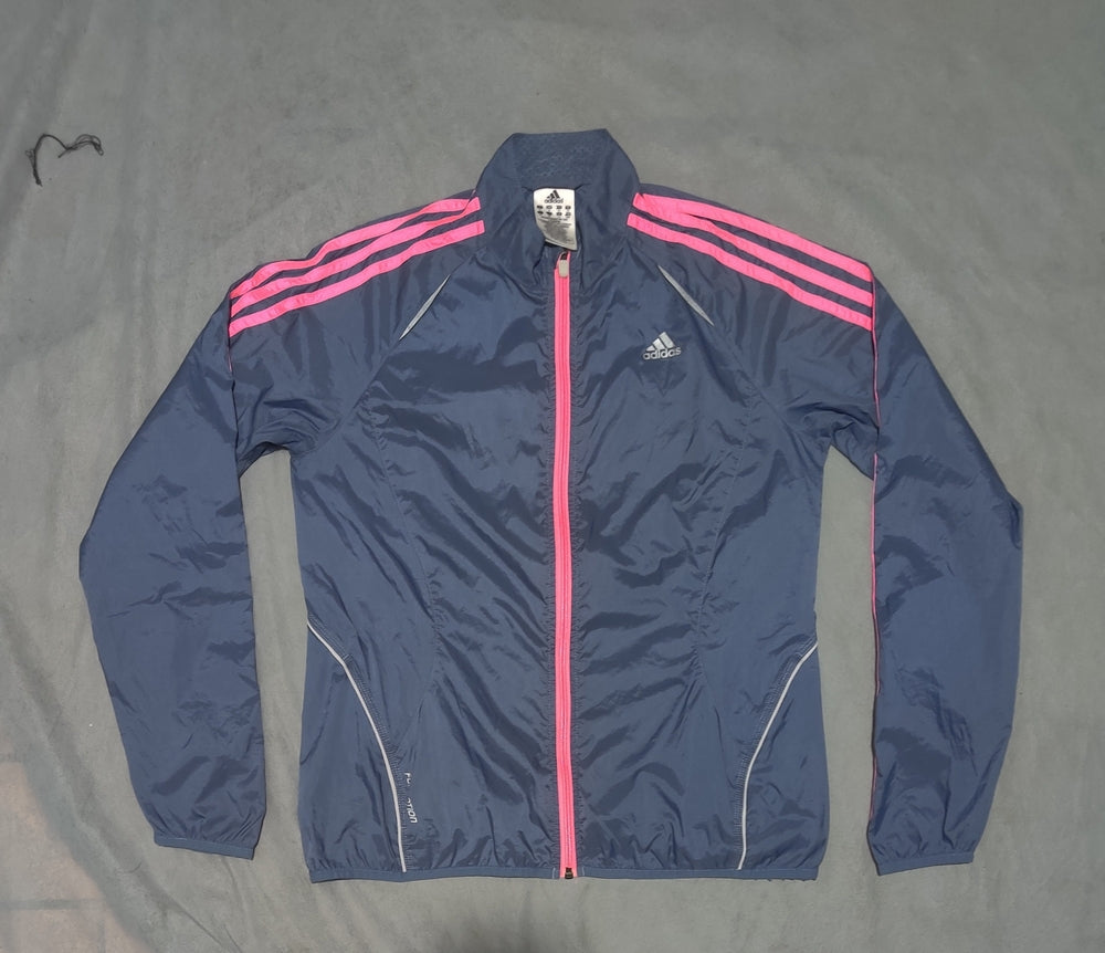 Adidas Women Gray Sport Windbreaker M