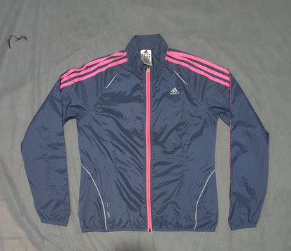 Adidas Women Gray Sport Windbreaker M