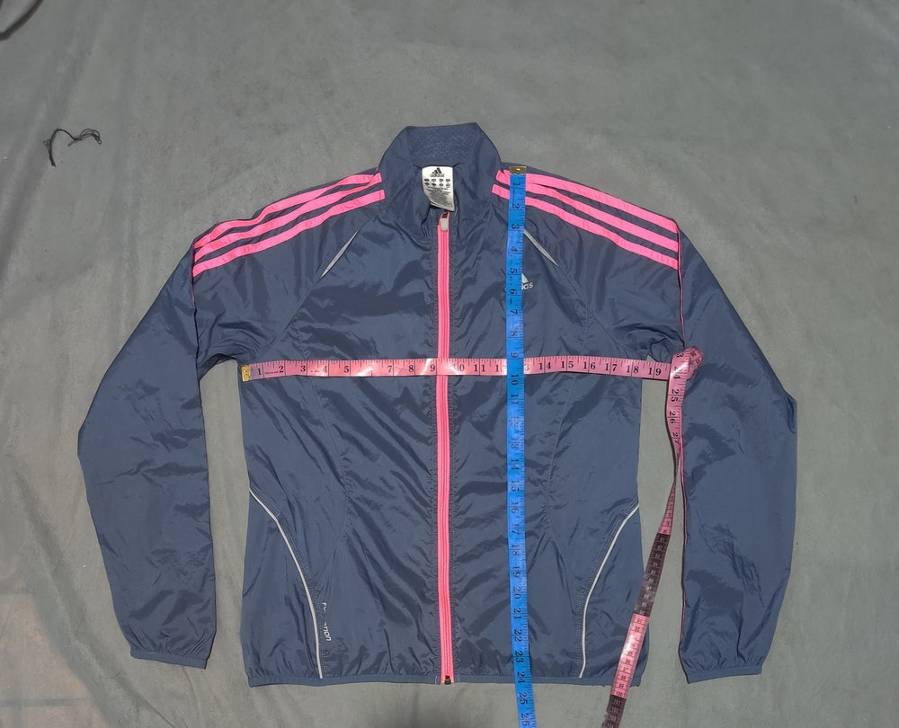 Adidas Women Gray Sport Windbreaker M