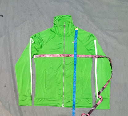 Adidas Women Green Sport Zipper S