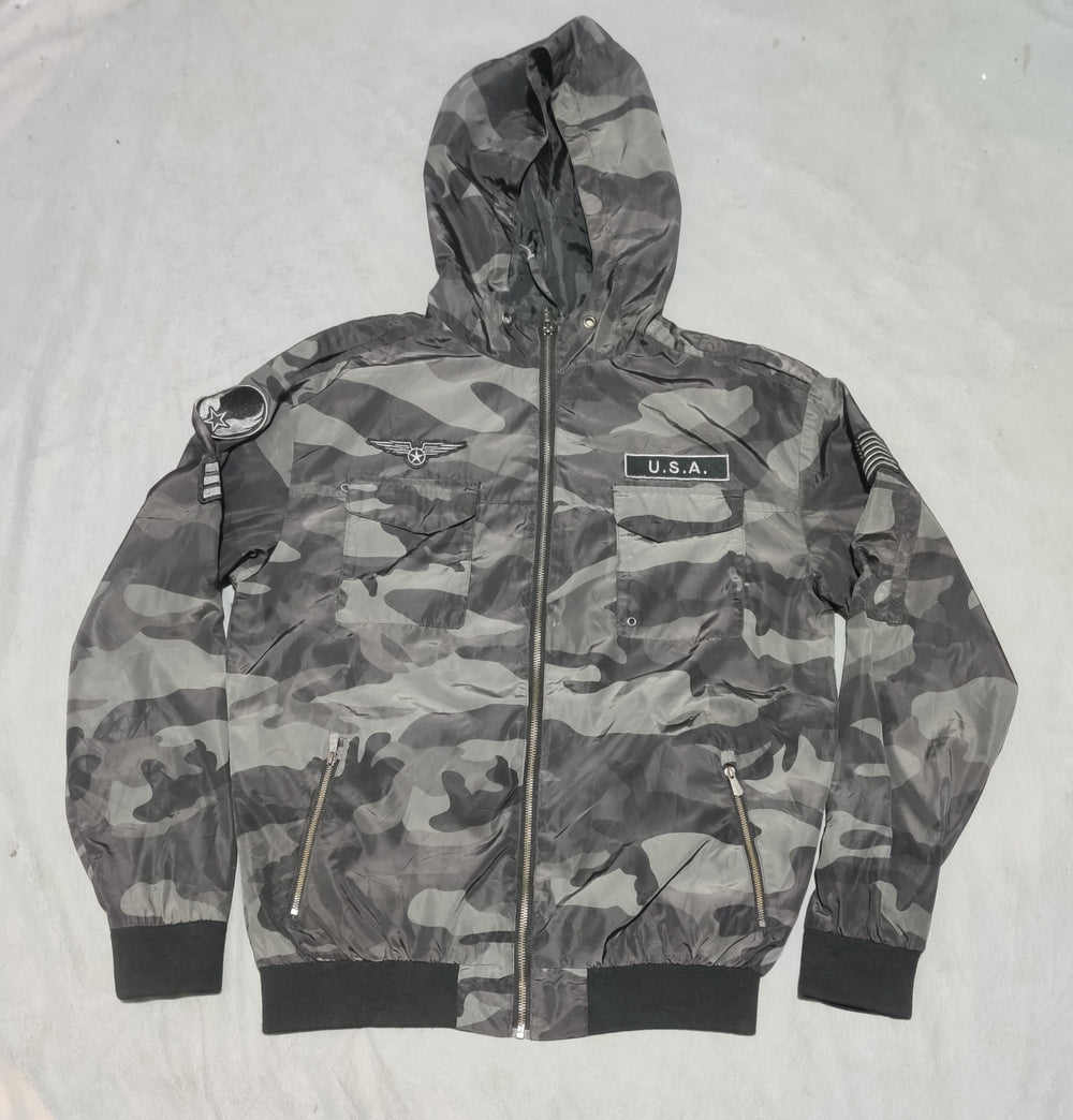 CSG Men Camouflage Sport Zipper M