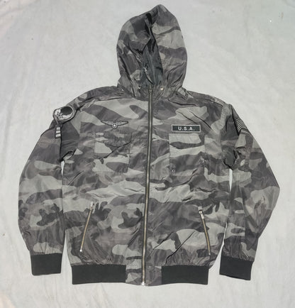 CSG Men Camouflage Sport Zipper M
