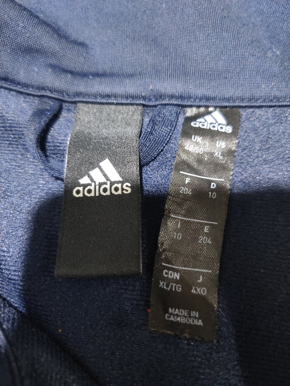 Adidas Men Blue Sport Zipper XL