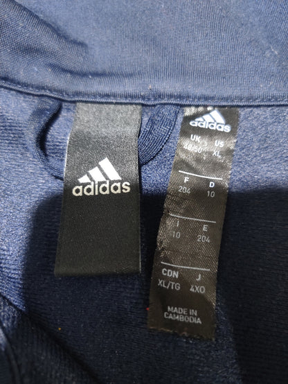 Adidas Men Blue Sport Zipper XL