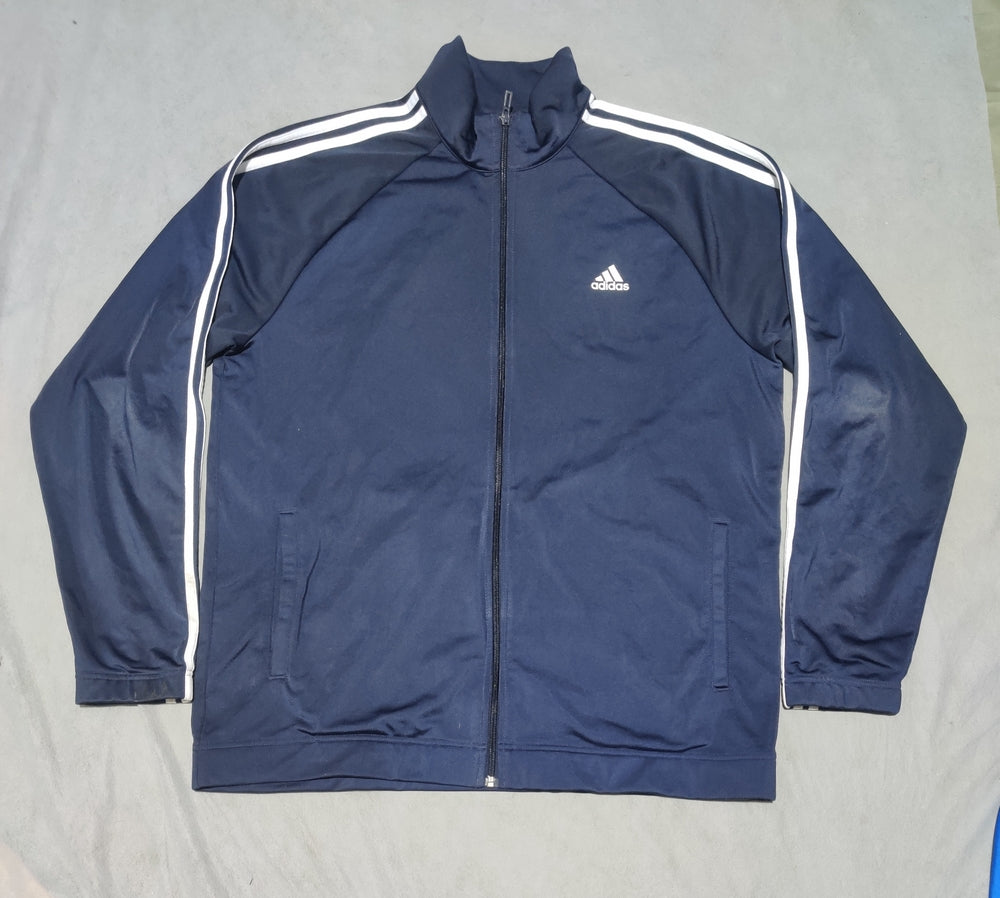 Adidas Men Blue Sport Zipper XL
