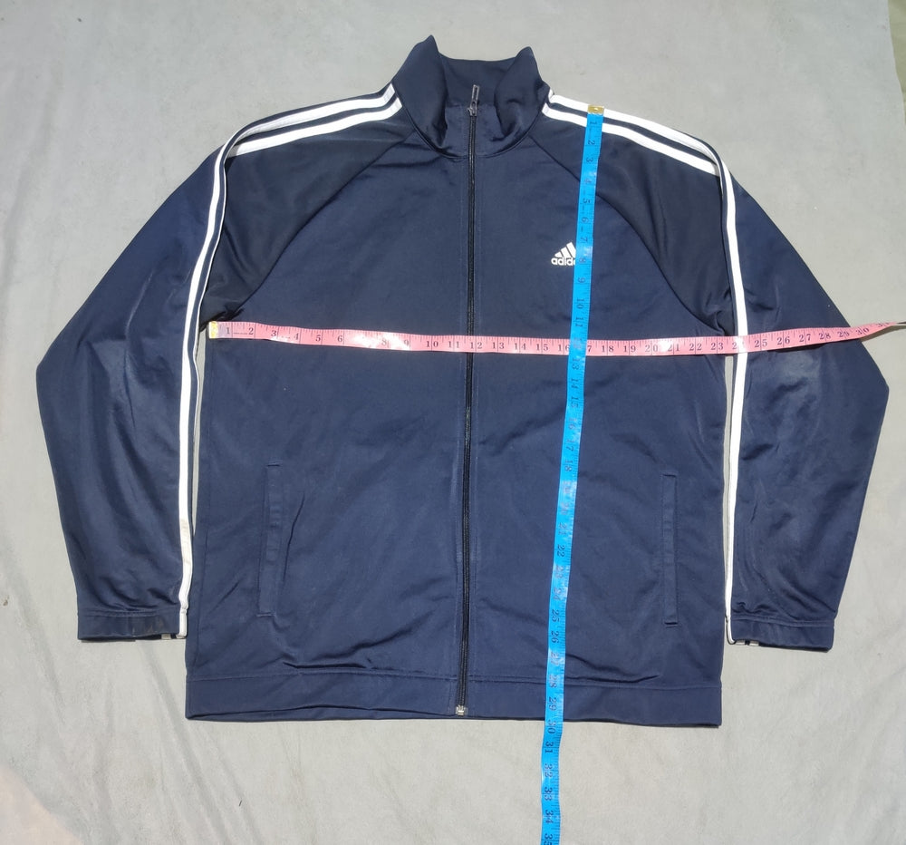 Adidas Men Blue Sport Zipper XL