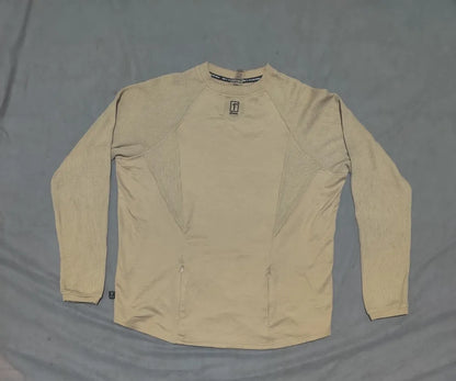 1ST Phorm Men Polyester Beige Sweatshirt M