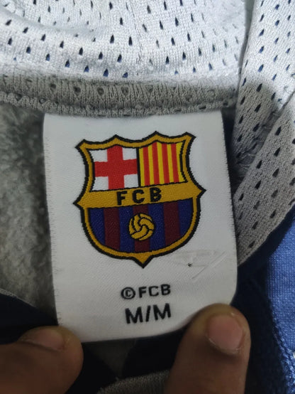 FCB Men Polyester Gray Navy Hoodie M