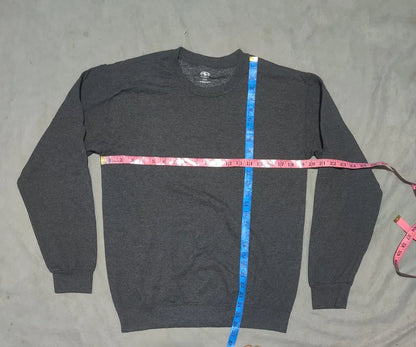 Athletic Works Men Cotton Gray Vest Sweatshirt S