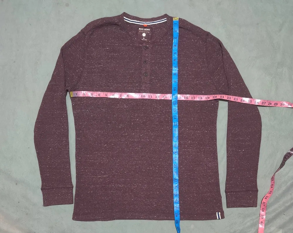 Ruff Hewn Men Cotton Red Sweatshirt M
