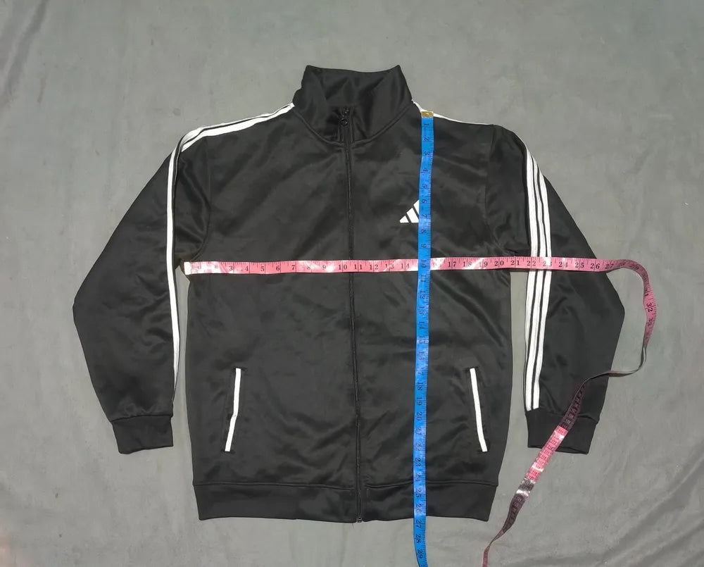 Blxck Men Polyester Black White Zipper XL